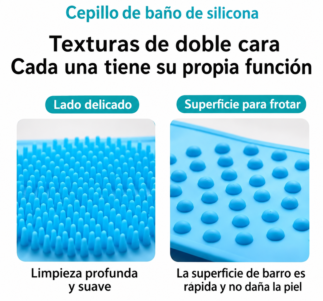 Cepillo Corporal para limpieza y masaje
